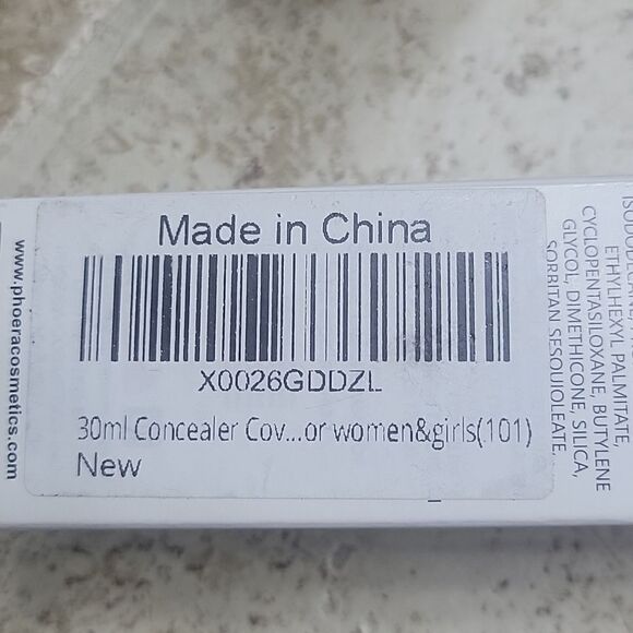 101 porcelain soft matte finish foundation base 30ml phoera - Picture 2 of 8